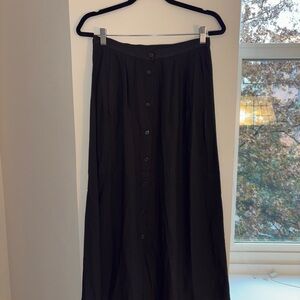 United Colors Of Benetton Black Maxi Skirt